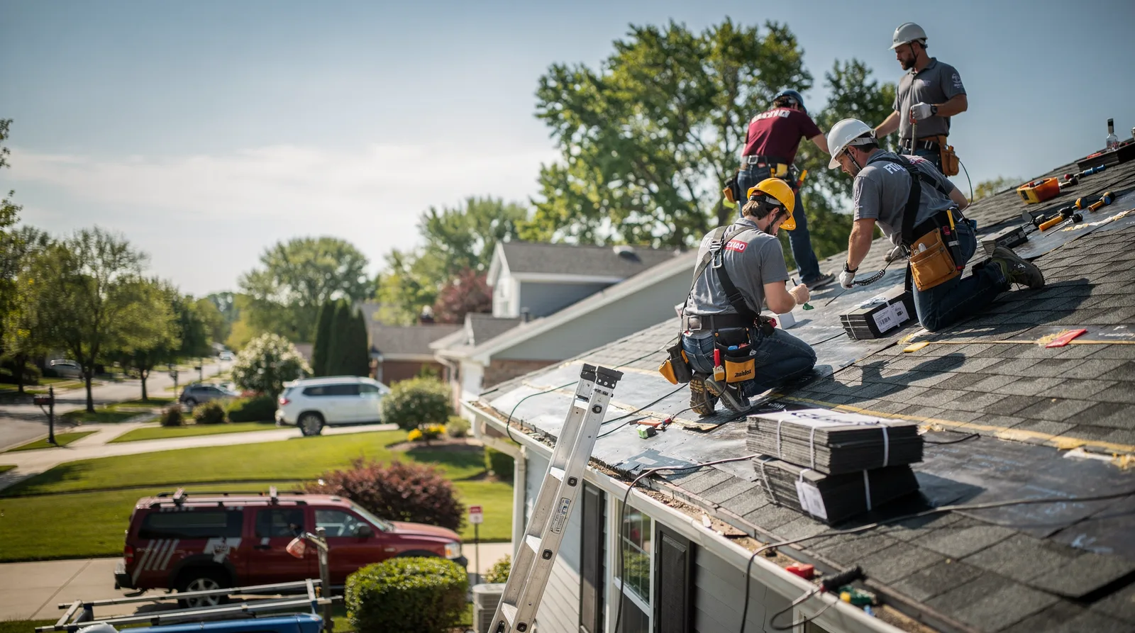 Roof Repair in Henderson, IL around you
